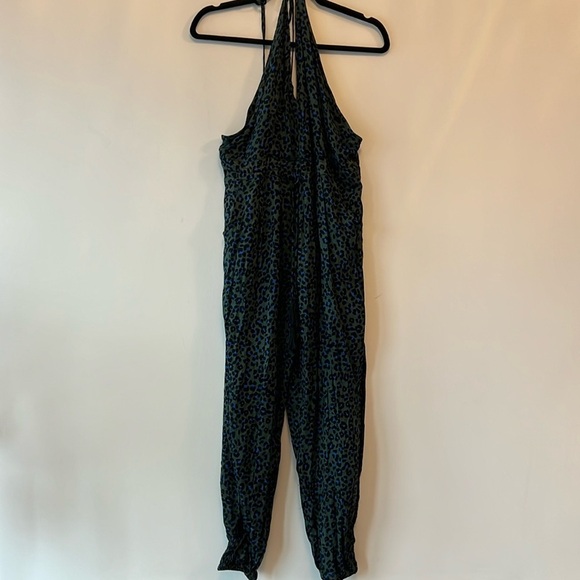 Leopard Halter Jumpsuit - Picture 5 of 6